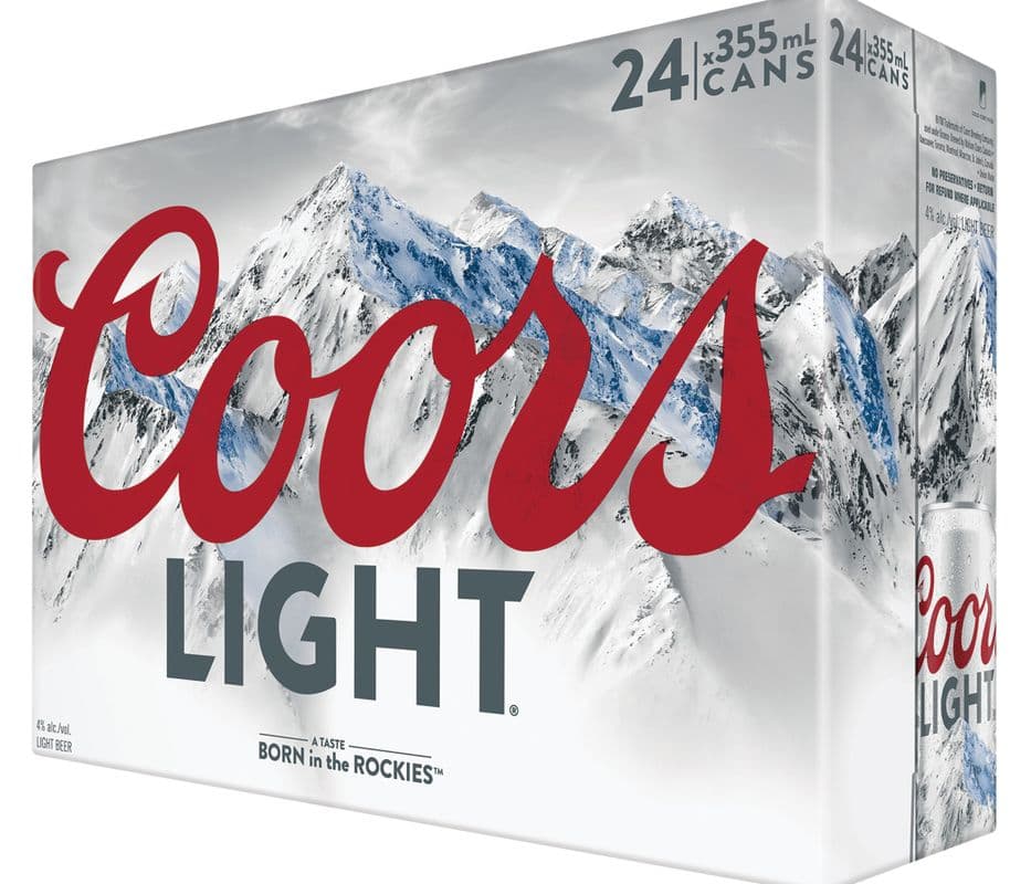 Coors Light Beer (24 x 355 ml cans)