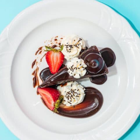 Dark Chocolate Truffle Cake