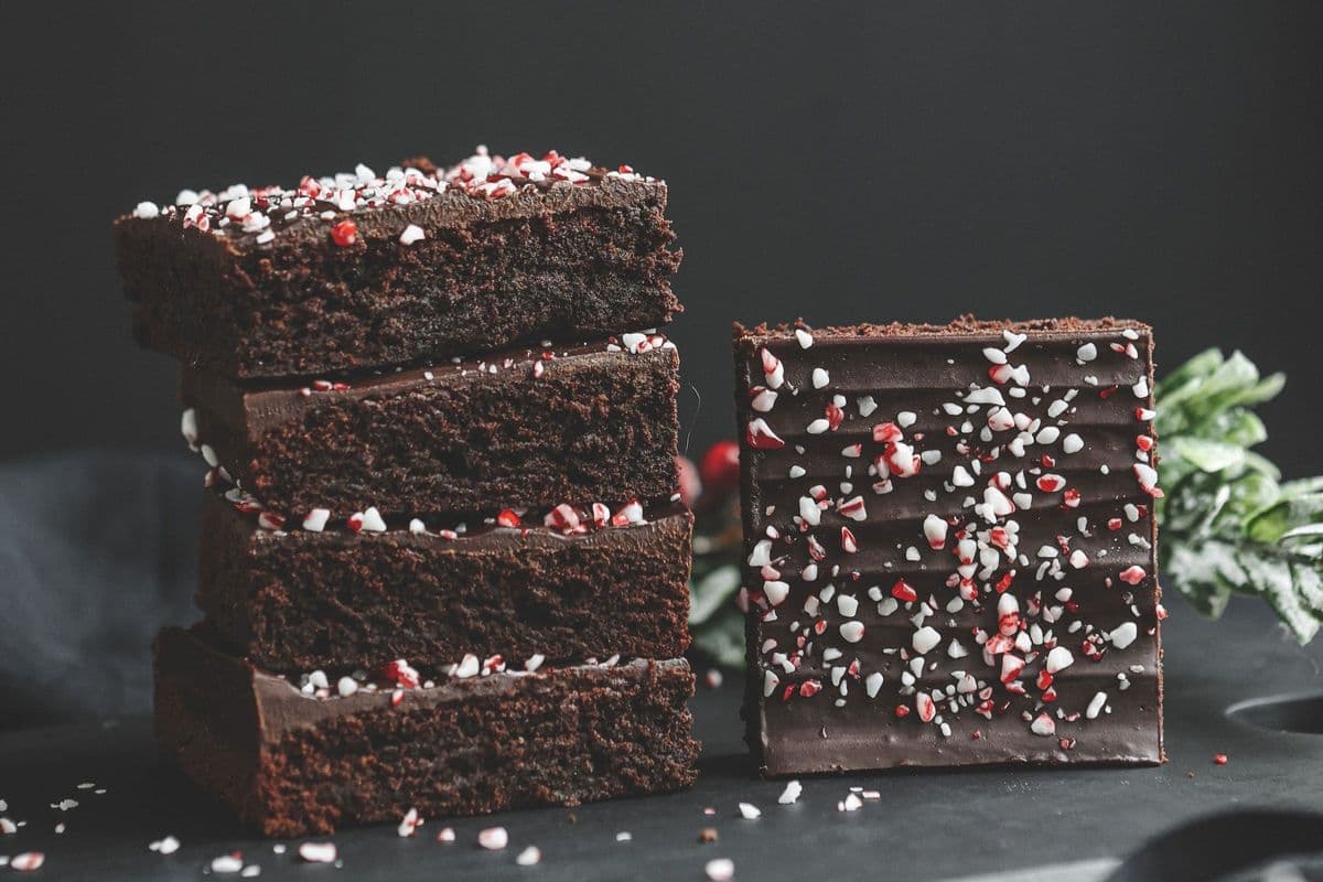 Candy Cane Brownie