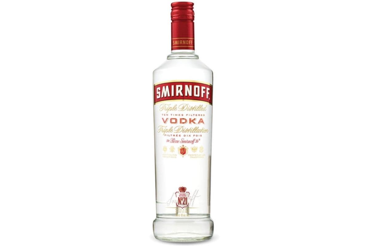 Smirnoff Vodka - Red Label - Sku 67 (1 x 750ml Glass bottle)