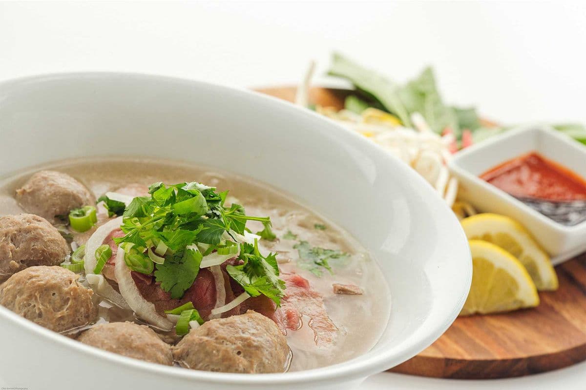 Rare Beef & Beef Ball Pho