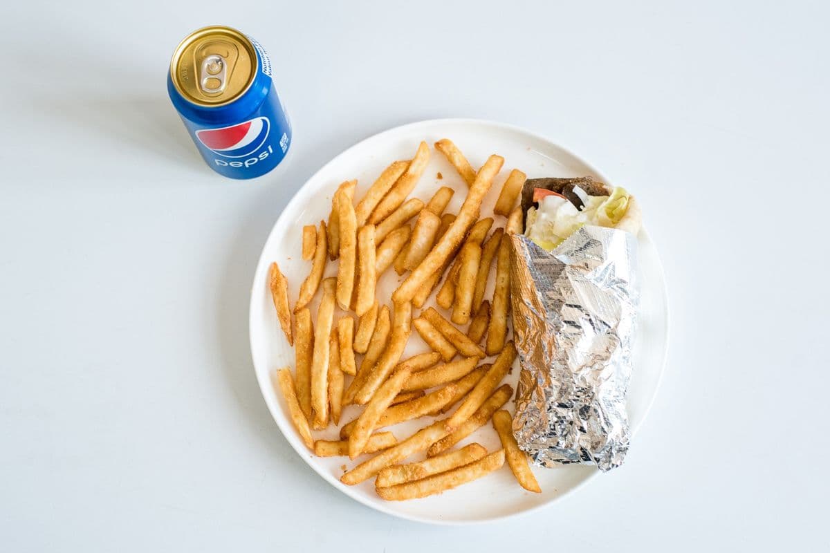 Assiette de pita (1) gyros / Pita Plate (1) Gyros