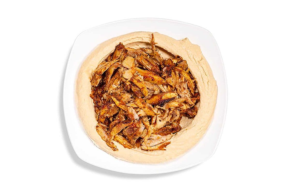 Shawarma on Hummus