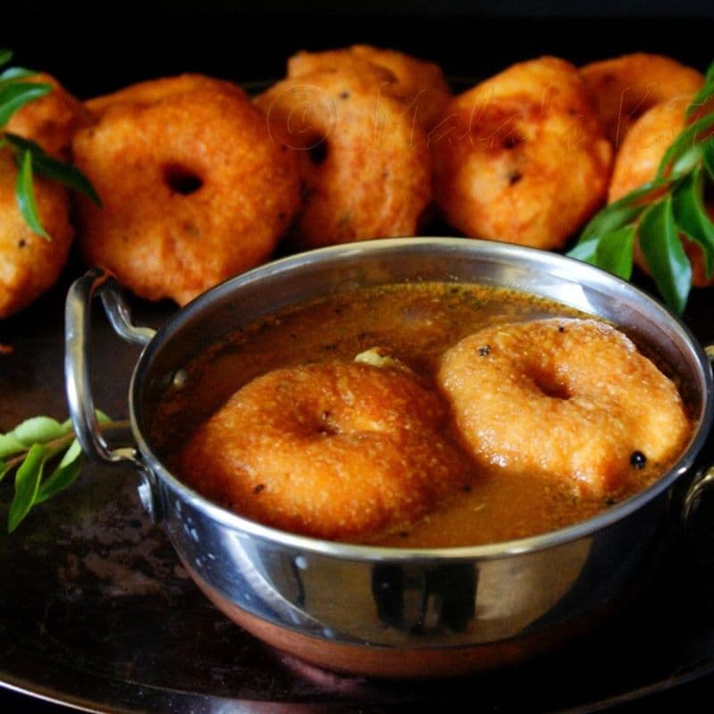 Rasam Vada ( Dipped )