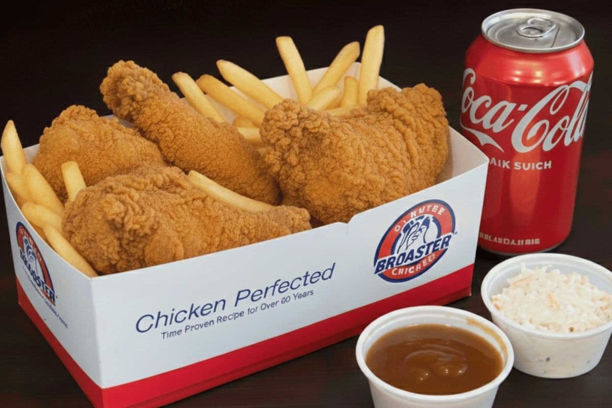 4pc Chicken Meal (Pop, gravy, fries and salad included)