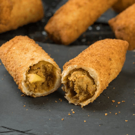 Sri Lankan Chicken Rolls