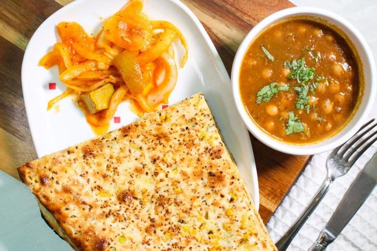 Maharaja Kulcha with Chana