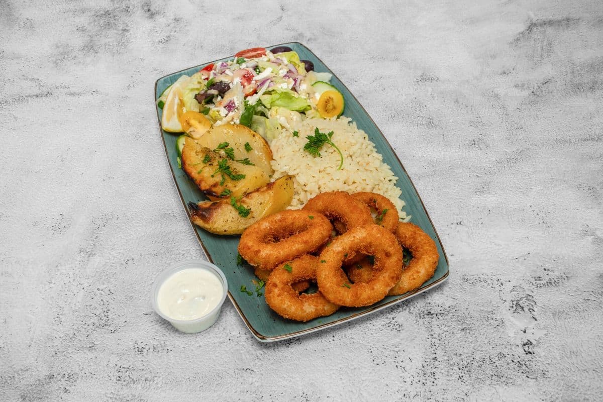 crispy or Grill Calamari Meal
