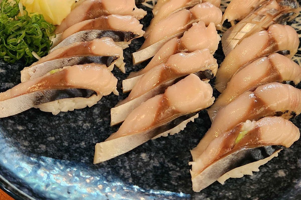 Saba (Mackerel) Nigiri Sushi