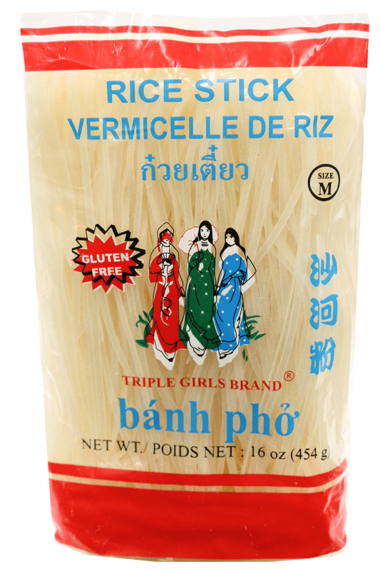 Triple Girl Rice Sticks