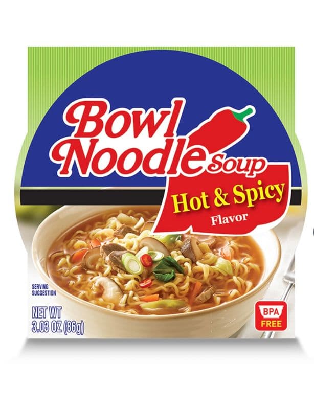 Bowl Noodle Soup Hot and Spicy Flavour (86 g) (390 Cal)