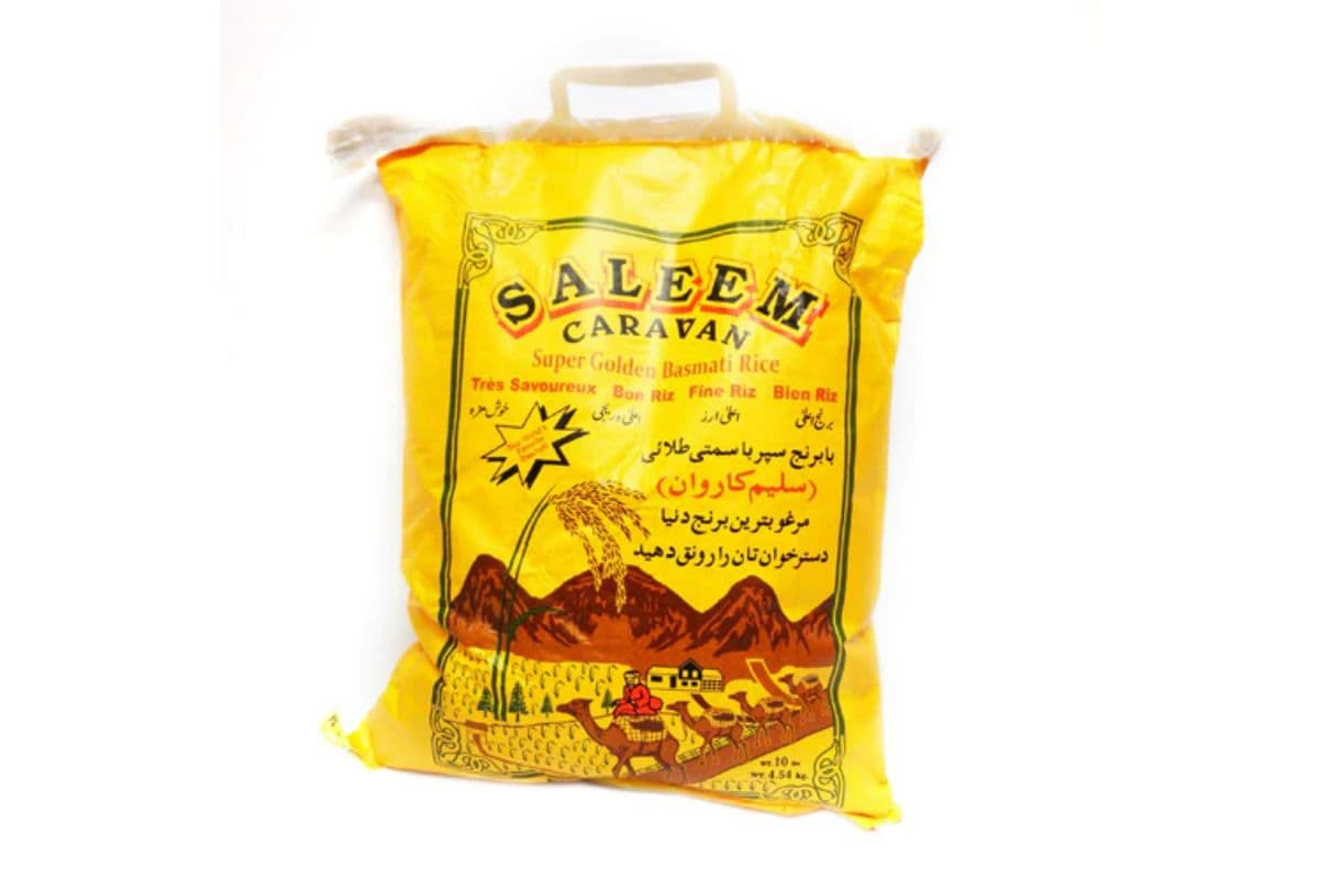 Saleem Caravan Super Golden Basmati Rice (10lbs)