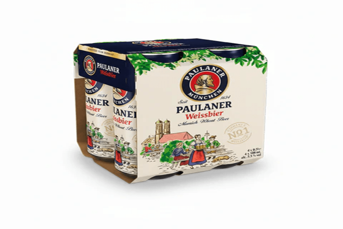 Paulaner Munich Wheat Beer (4 x 500ml)