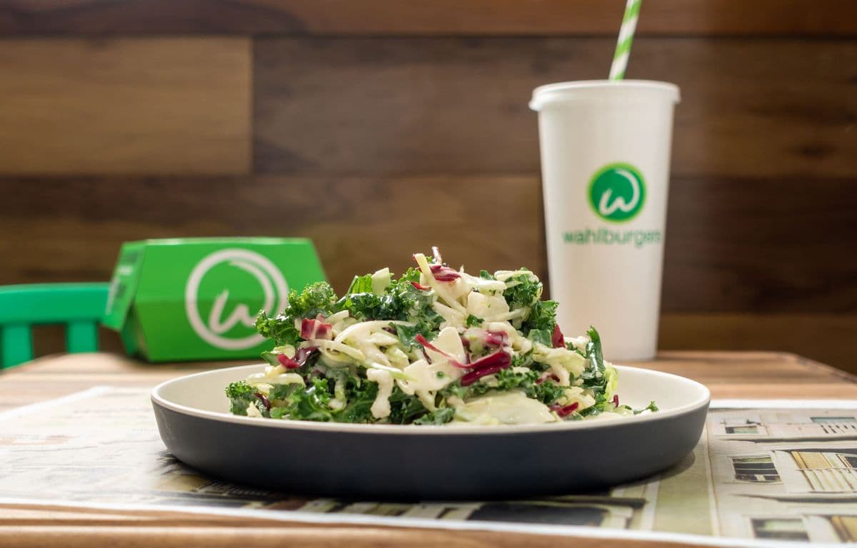 Side Kale and Brussels Sprout Slaw