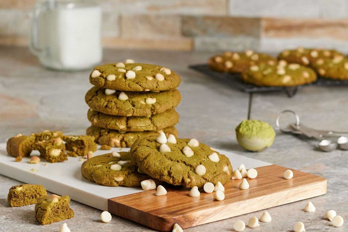 White Chocolate Matcha Cookie