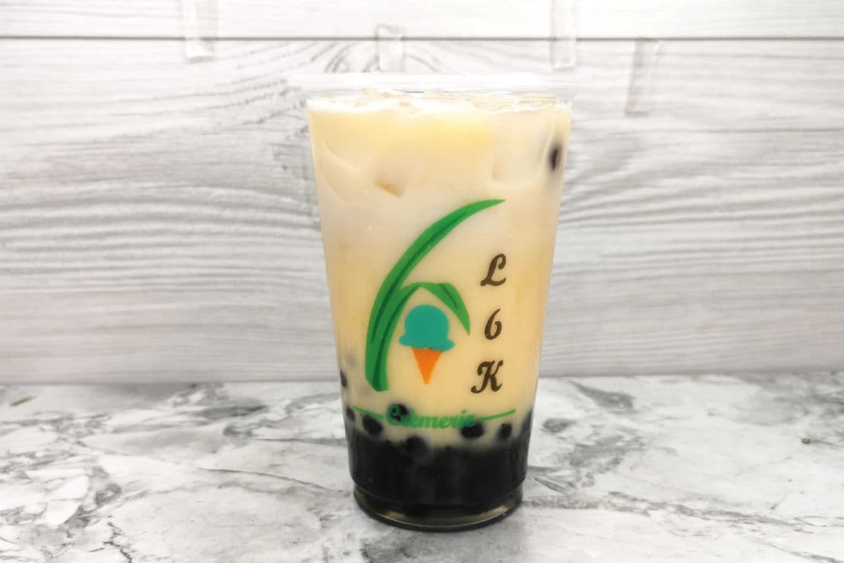 Thé aux Perles au Cantaloup / Cantaloup Bubble Tea