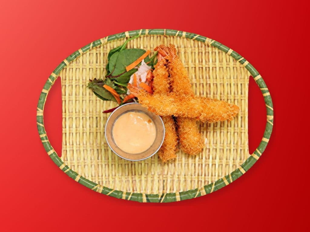 Crevettes tempura (3)
