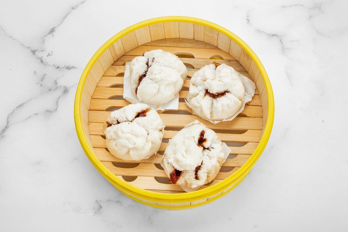 3. BBQ Pork Buns (4 pcs)