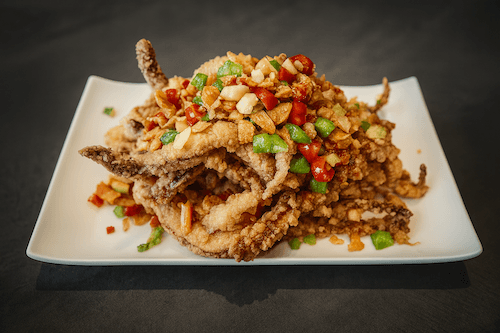 Deep Fried Spicy Salty Squid Tentacles / 椒鹽魷魚鬚 (辣)