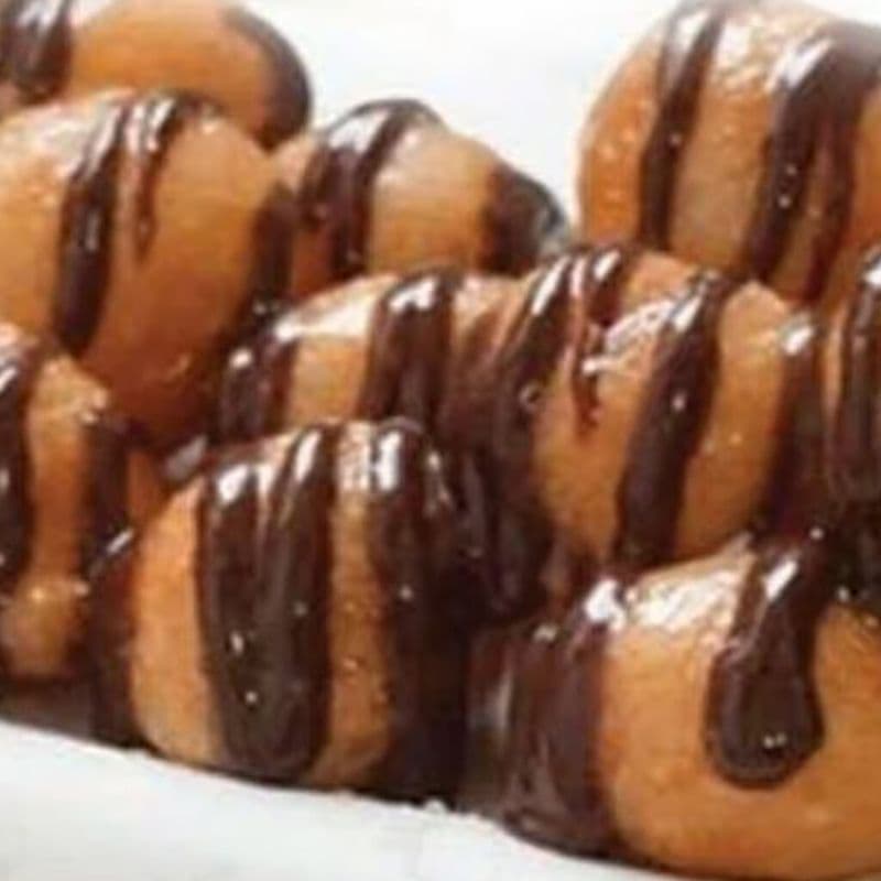 Lukumades au chocolat