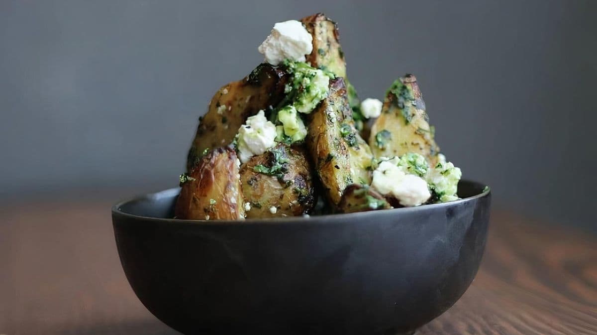 Roasted Potatoes with Feta - (Single)