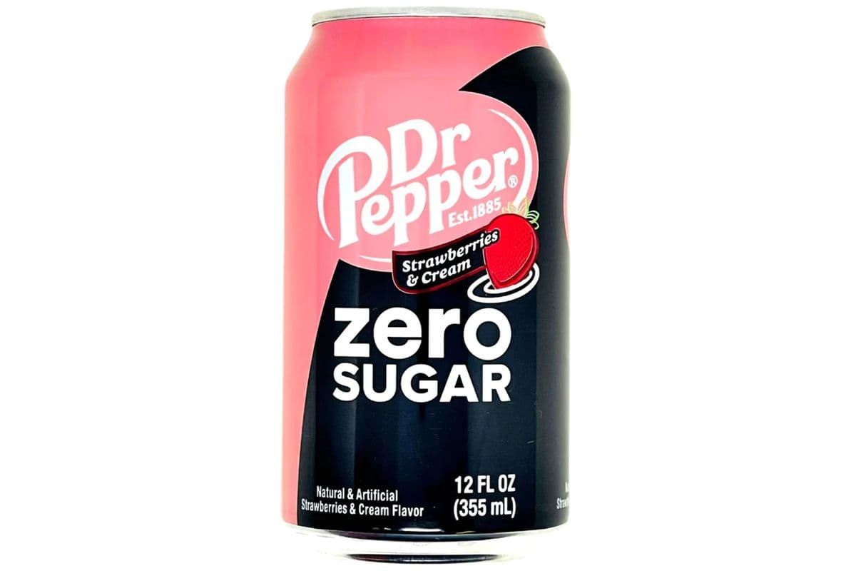 Dr Pepper Strawberry & Cream Zero Sugar (355 ml)
