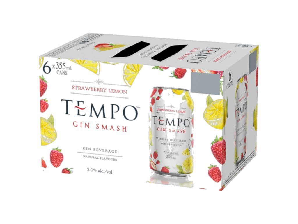 Tempo Gin - Strawberry Lemon 6pk