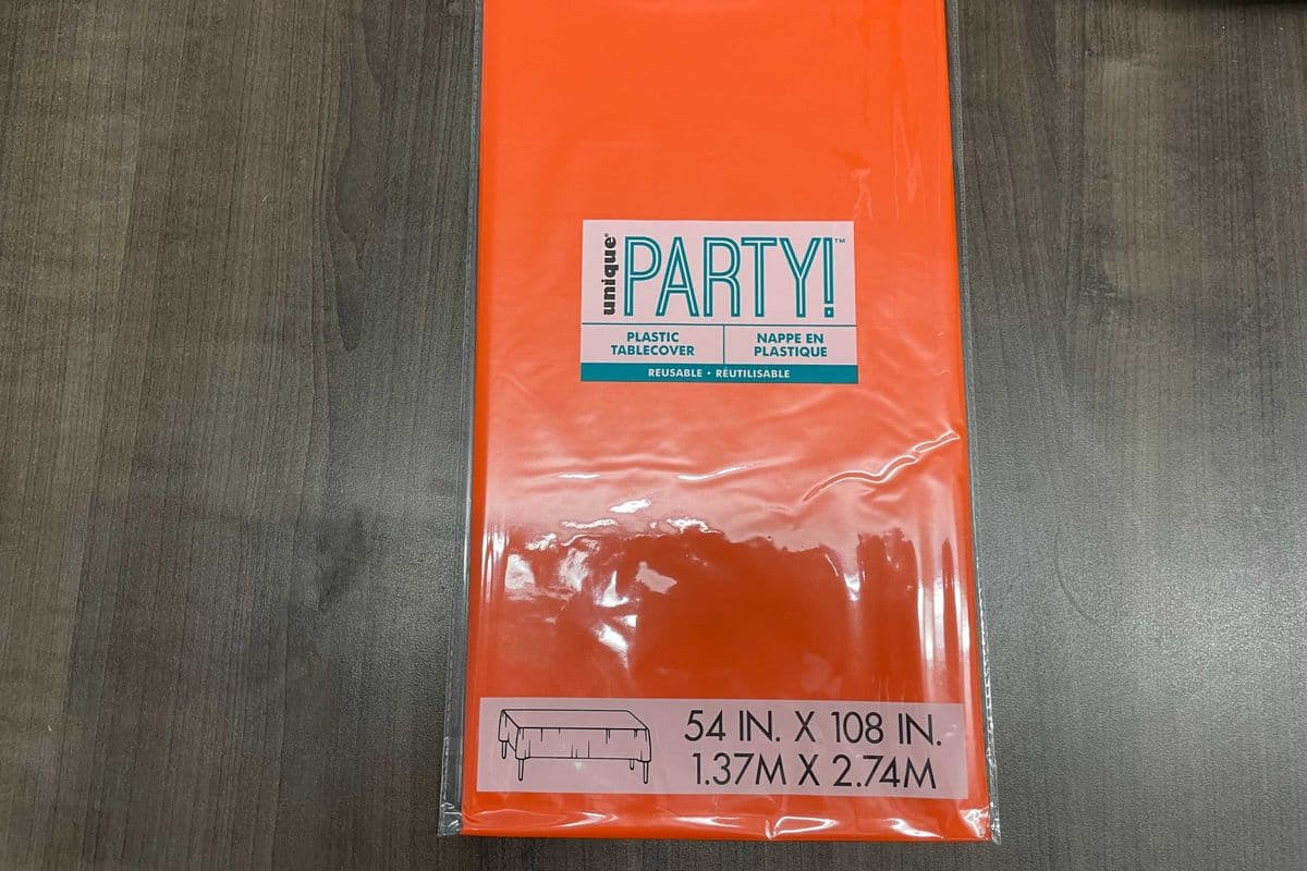 Pumpkin Orange Tablecover (54" x 108")