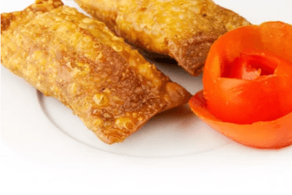 1. Egg Roll with BBQ Pork
