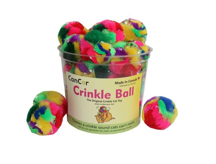 Cancor Crinkle Ball Cat Teazz