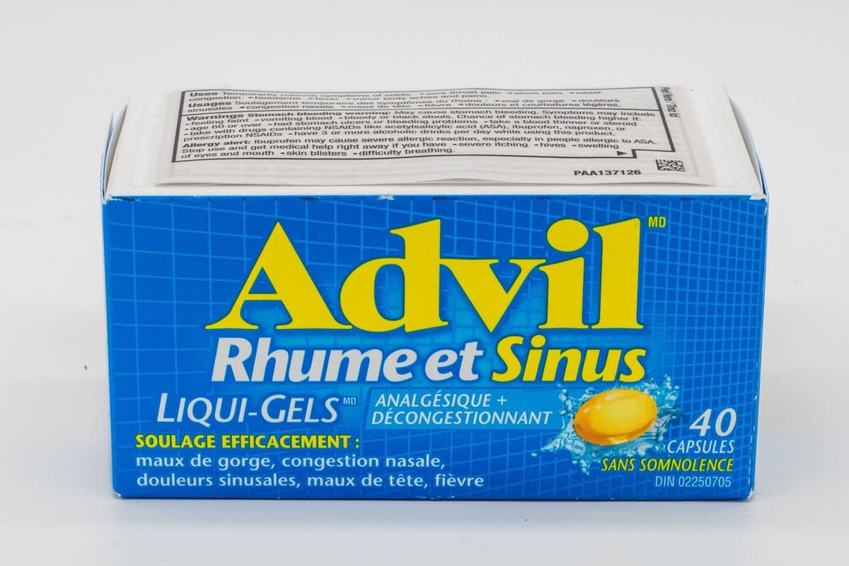 Advil Cold and Sinus Liqui-Gels (40 Tablets)