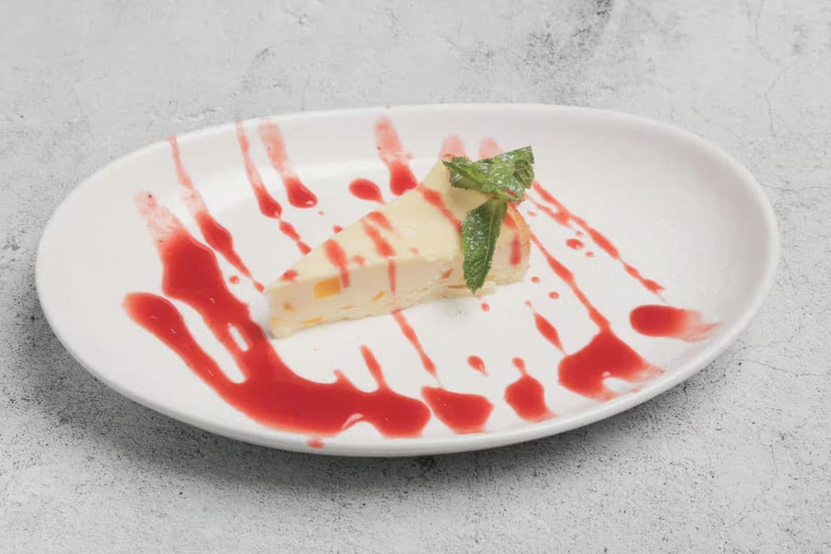 Gateau au fromage à la mangue/ Mango cheesecake