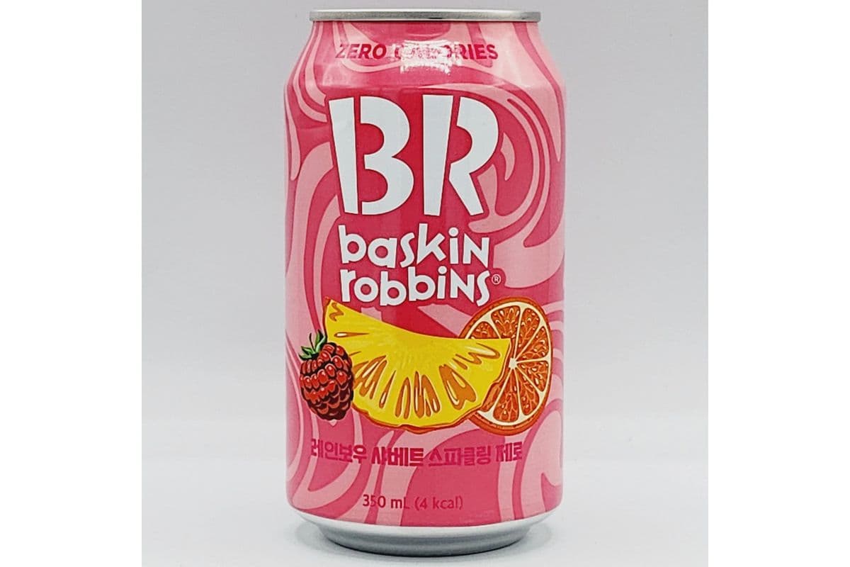 Baskin Robbin Soda - Rainbow Sherbet (355 ml Can)