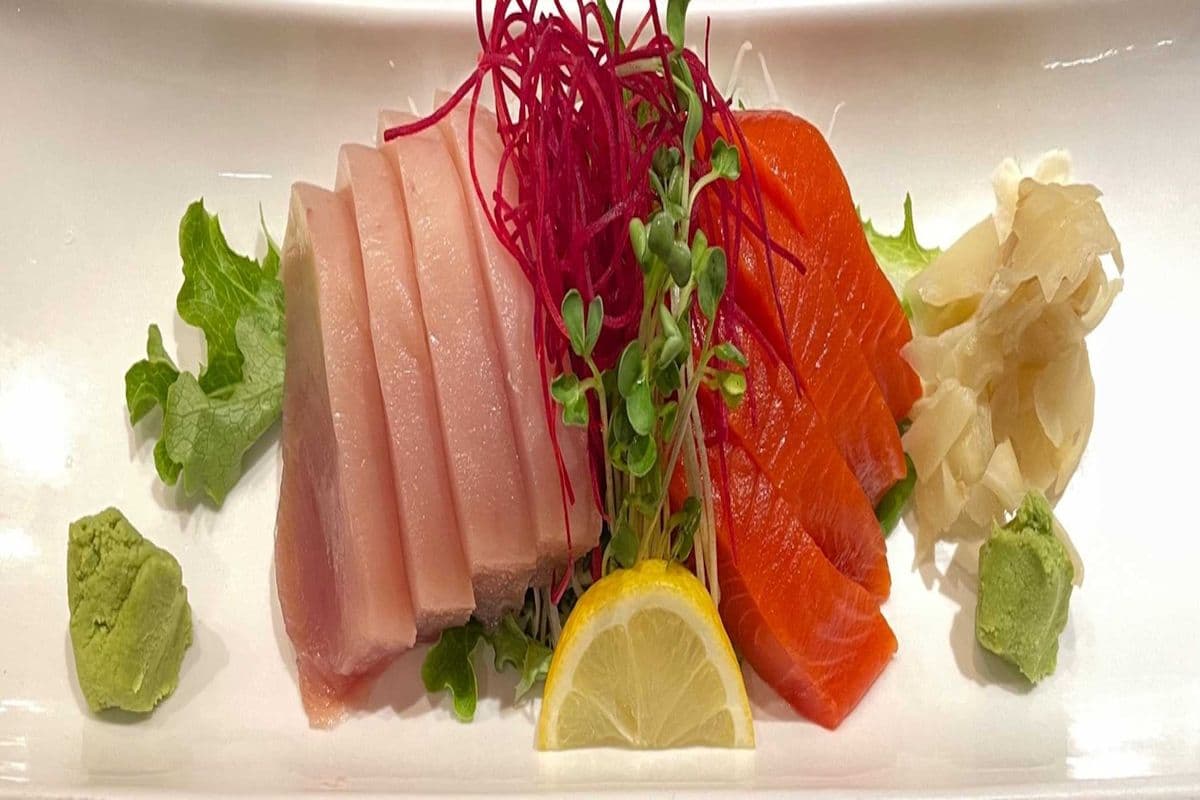 Tuna and Sockeye Salmon Sashimi