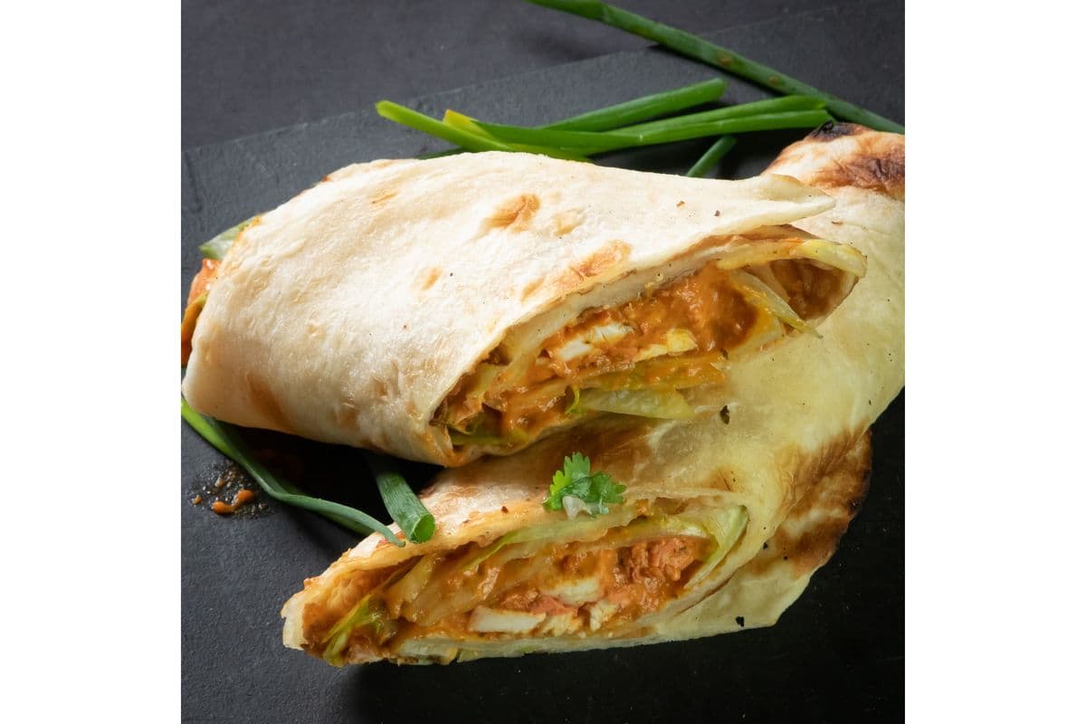 Butter Chicken Wrap and Pop