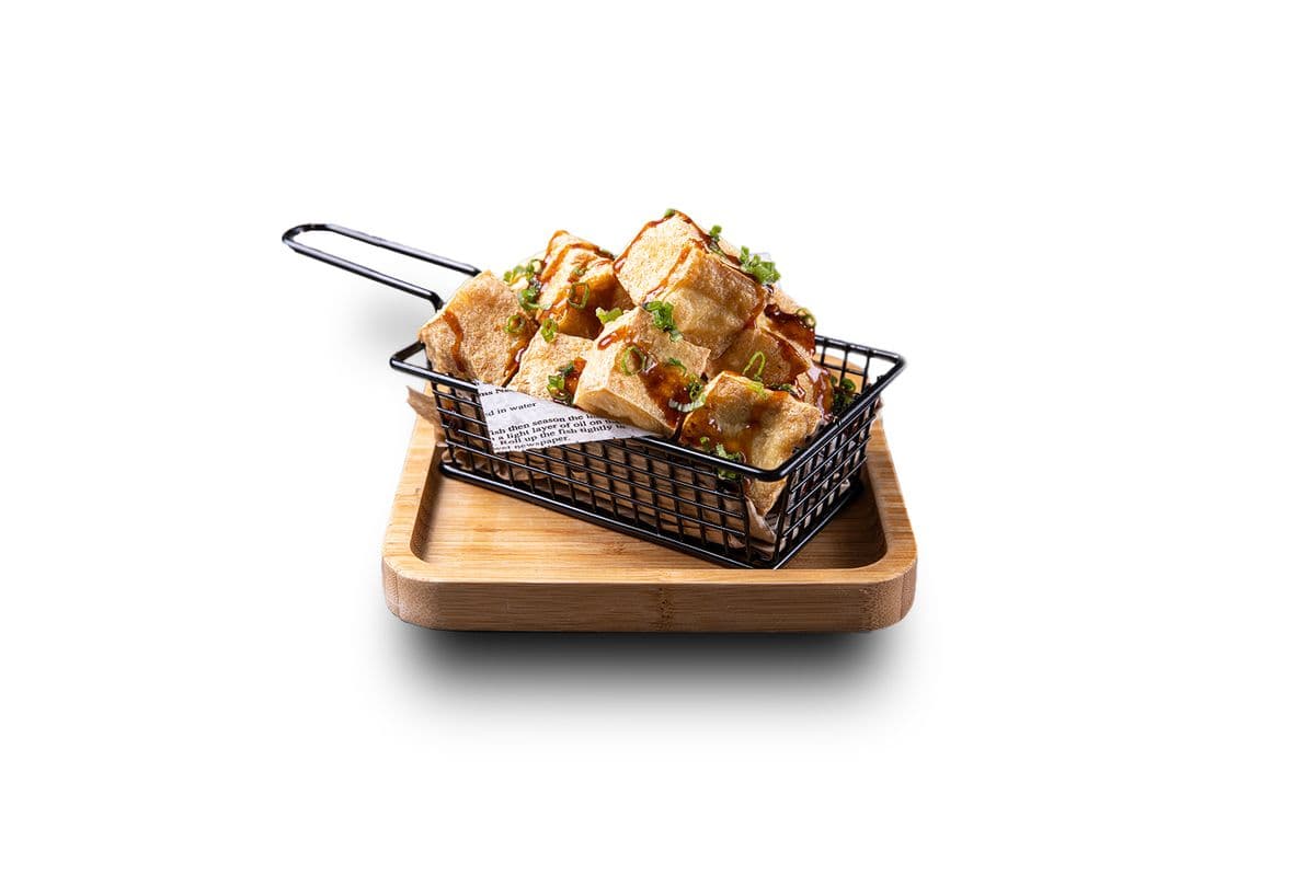 L07. Deep-Fried Tofu with Garlic Sauce