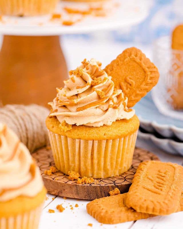 Lotus Biscoff Cupcake