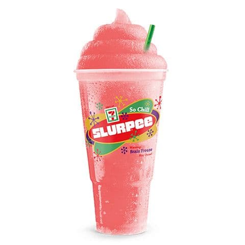 Extra Large Slurpee Powerade Blood Orange Kick
