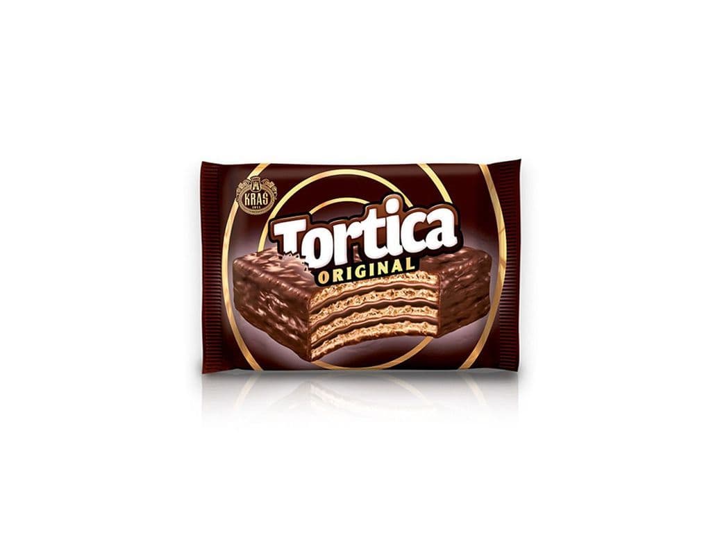 Kras Tortica Dark Chocolate Layered Croatian Cream Wafer 25g Balkan Snack