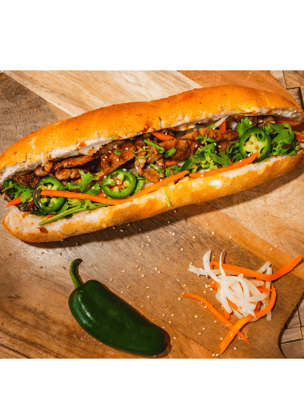 Banh mi porc grillé/ grilled pork
