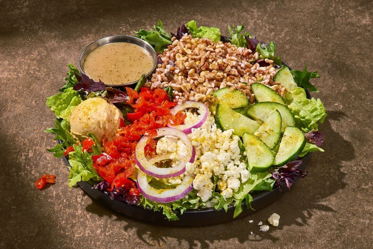Mediterranean Greens with Grains Salad