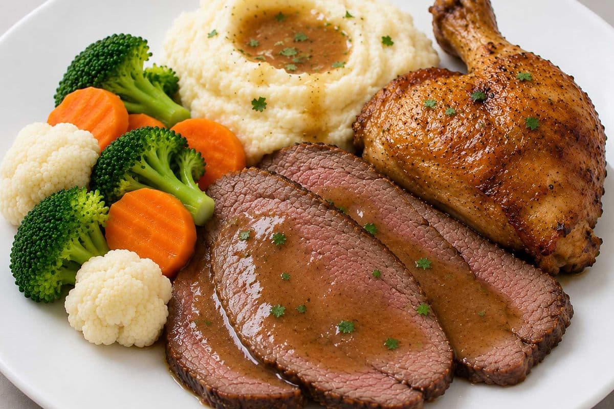 Two Meats with Two Sides