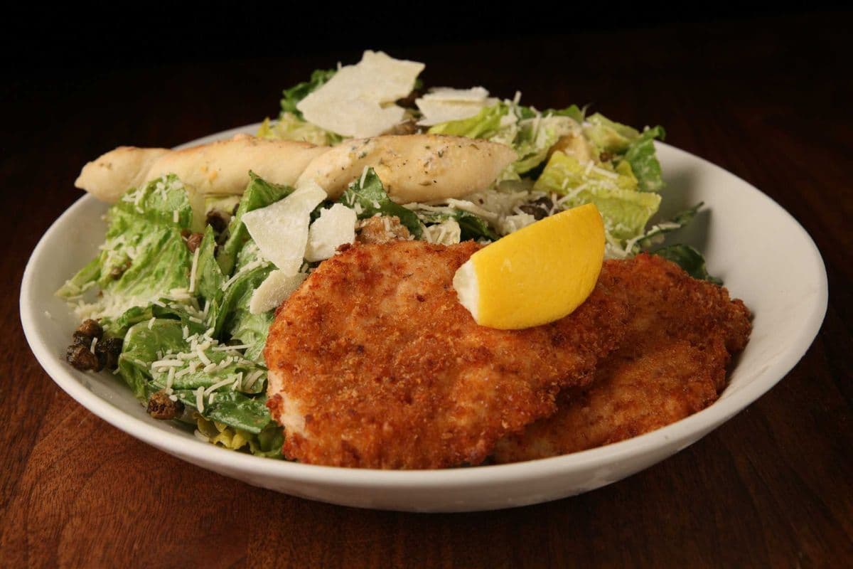 Parmesan Chicken Caesar Salad