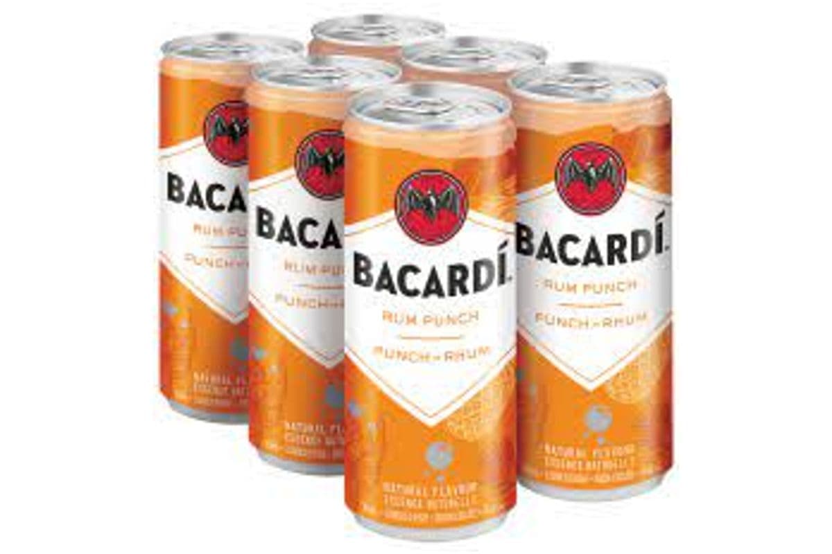 Bacardi Rum Punch (6 x 355 ml Cans)