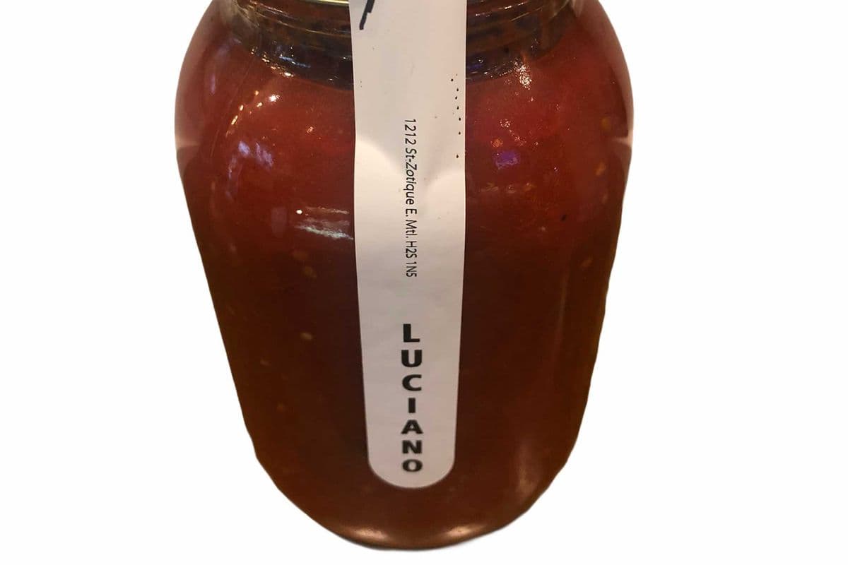 Sauce tomate maison Luciano (1 L) / Homemade Luciano Tomato Sauce (1 L)