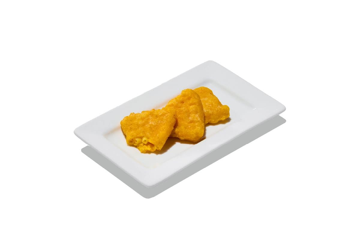 3 BOUCHÉES MACARONI AU FROMAGE