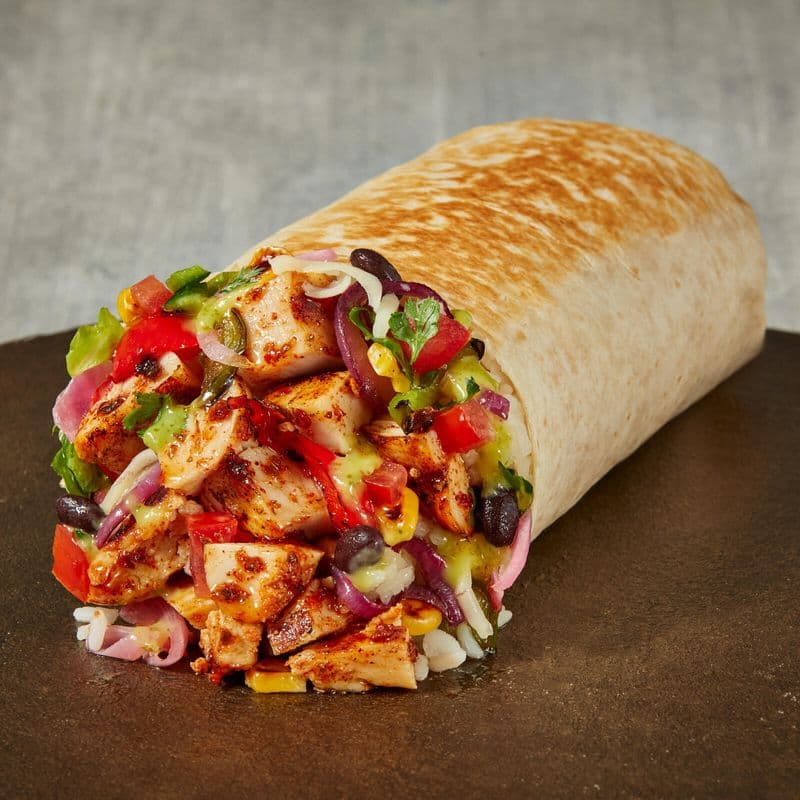 Honey Chili Pepper Chicken Burrito  - MUCHO / Burrito au Poulet Miel et Piment Fort  - MUCHO
