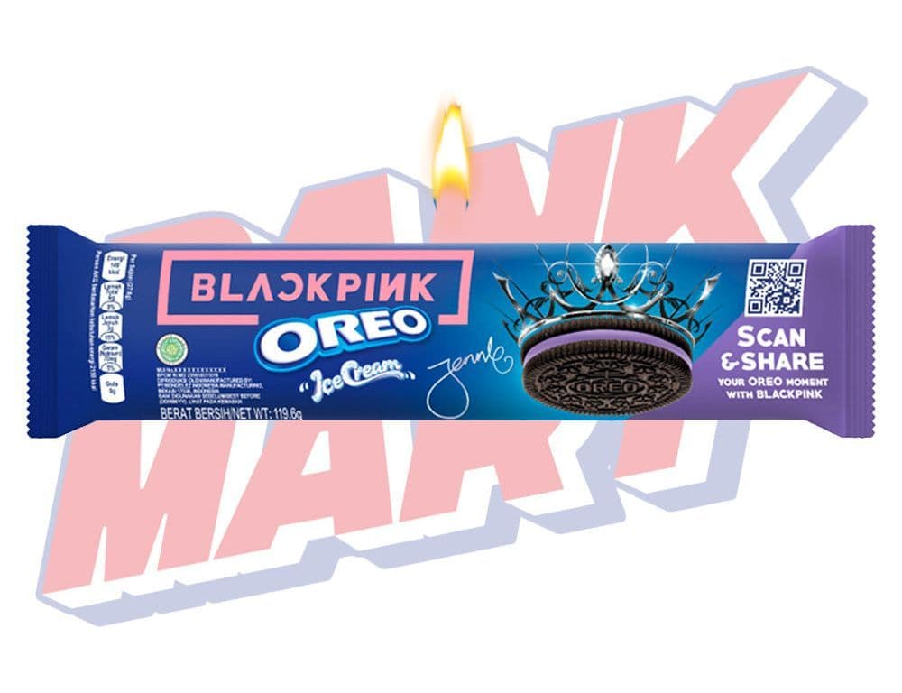Oreo Blueberry Ice Cream (Indonesia) - 110.4g