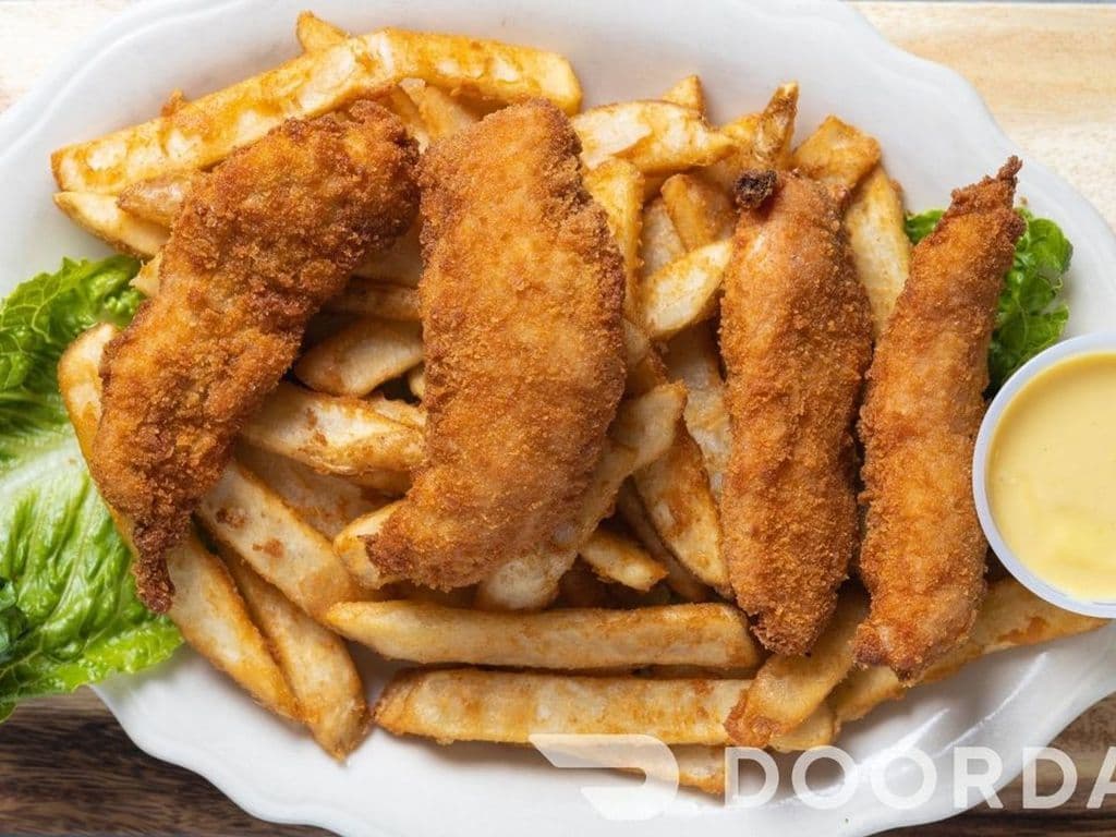 4 Chicken Strips & Fries