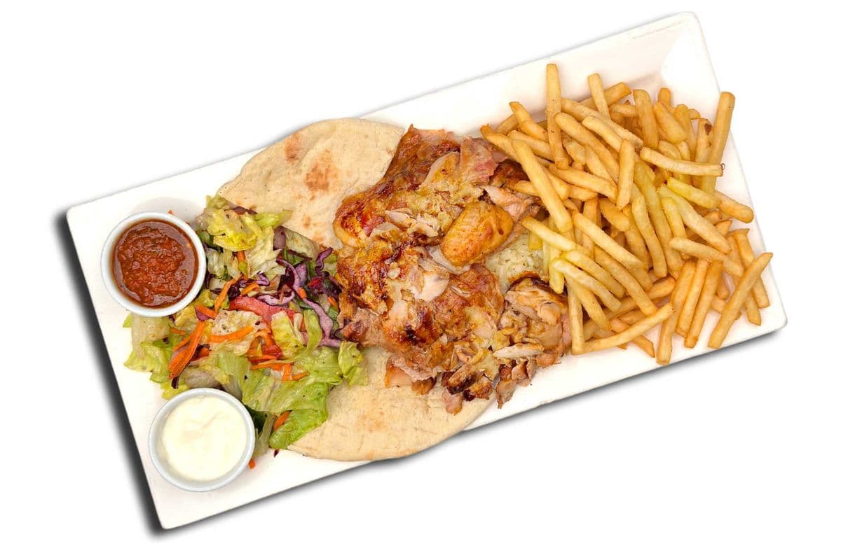 CHICKEN SHAWARMA PLATE